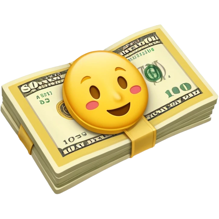 money bill colored yelow emoji