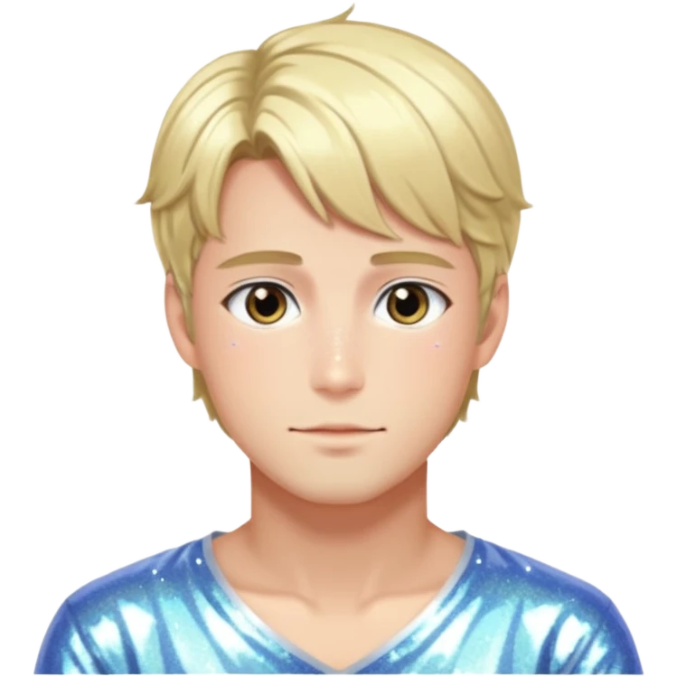 Norwegian handsome romantic shoujo anime man beautiful sparkly shiny aesthetic  emoji