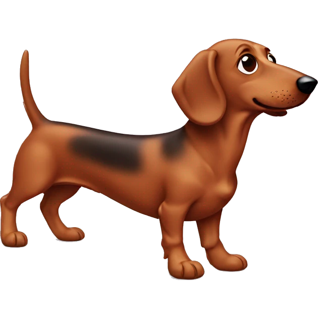 Sausage dog emoji