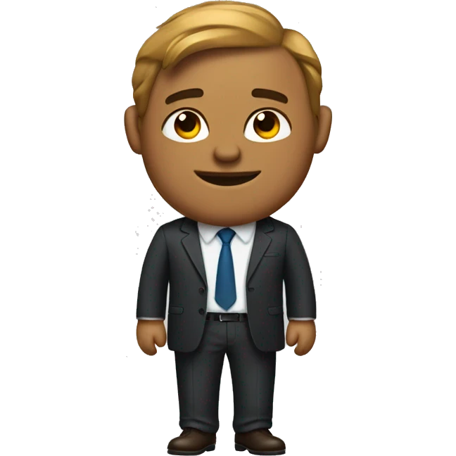 Buffalo businessman in suit  emoji