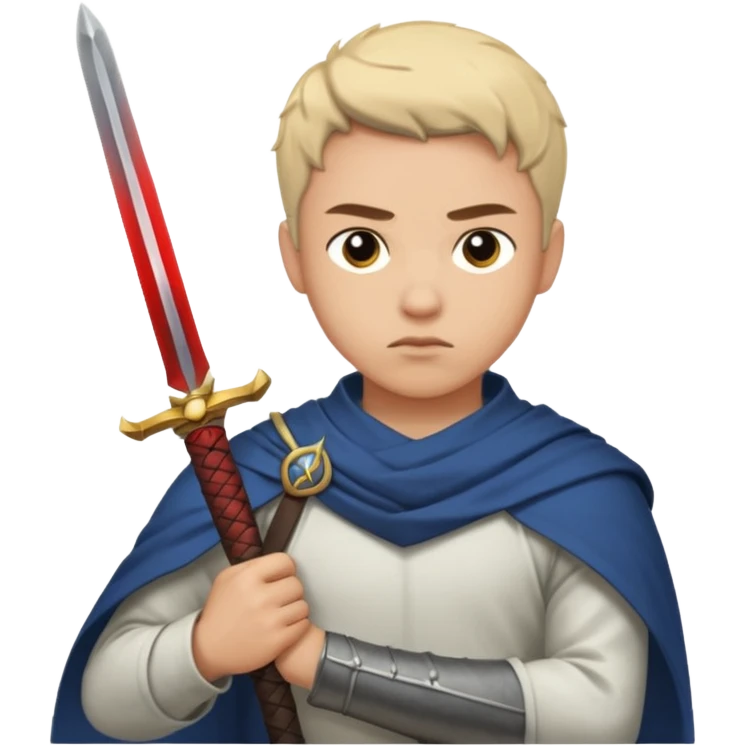 forgive by placing a sword on enemies shoulder emoji