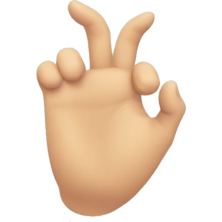 Coeur formé avec des mains  emoji