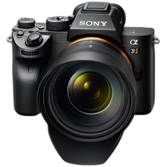 Sony a7iii camera with Tamron 17-28mm lens emoji