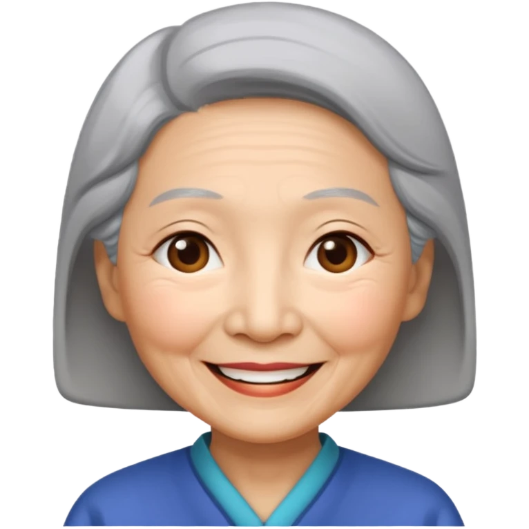 asian grandmother recent more simple emoji