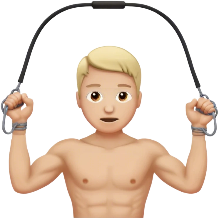 Cable Face pull exercise emoji