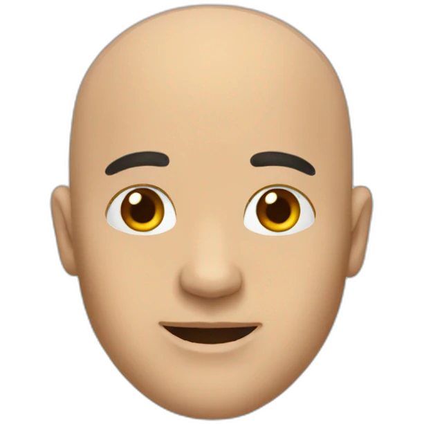 Bald emoji