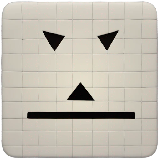 a square missing one side letter emoji