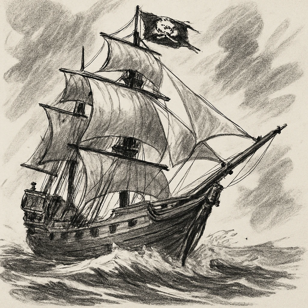 pirate ship emoji