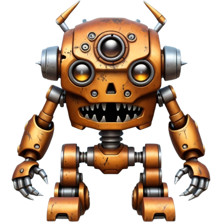 horror mecha bionic monster emoji