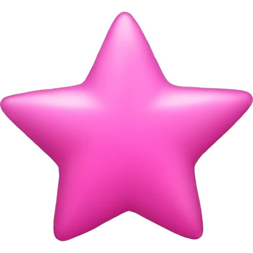 pink star emoji