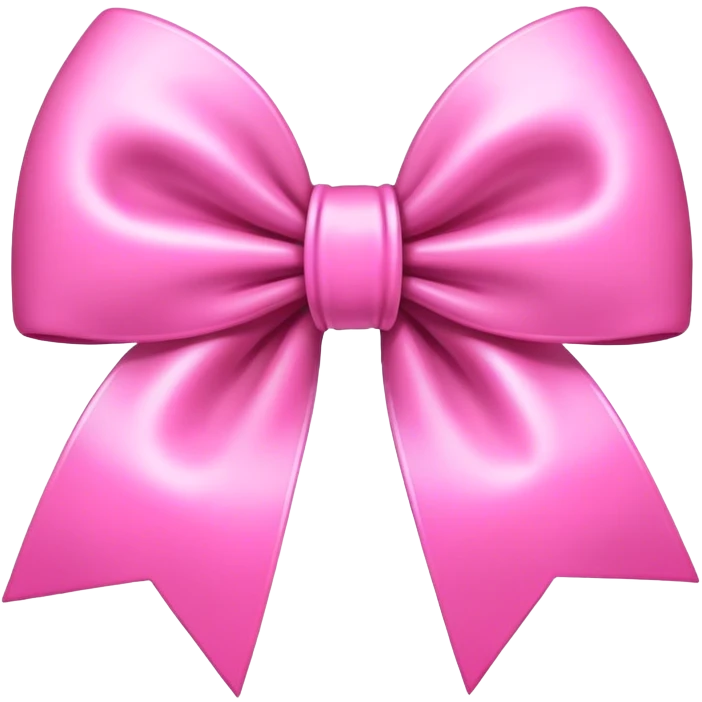 Pink bow emoji