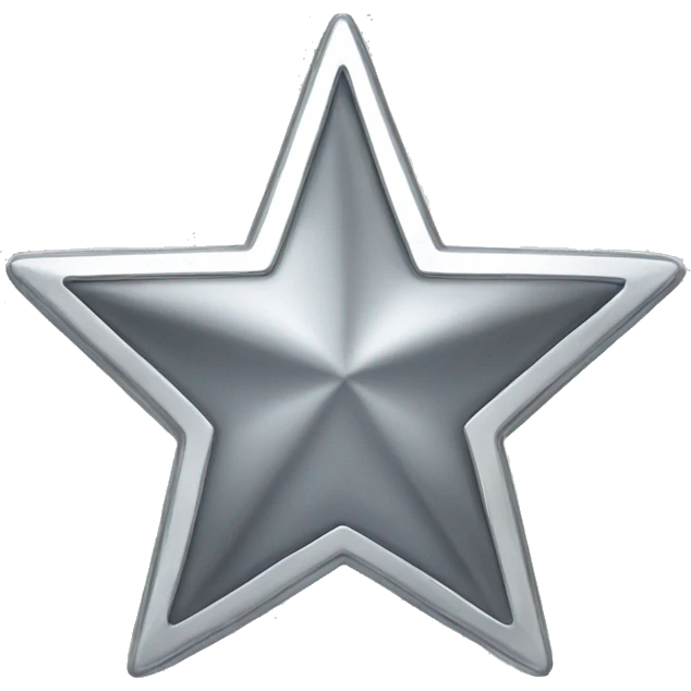 silver star emoji