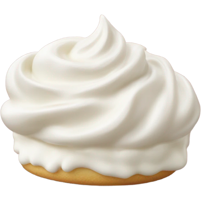 chantilly cream  emoji