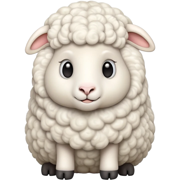 cinematic-[sheep]-realistic-full-body-sitting-emoji,-tail-flicking-lazily,-head-tilted-dramatically,-curly-[white]-fur,-simplified-yet-realistic-focused-features,-highly-detailed,-glowing-with-an-almost-sarcastic-glow emoji