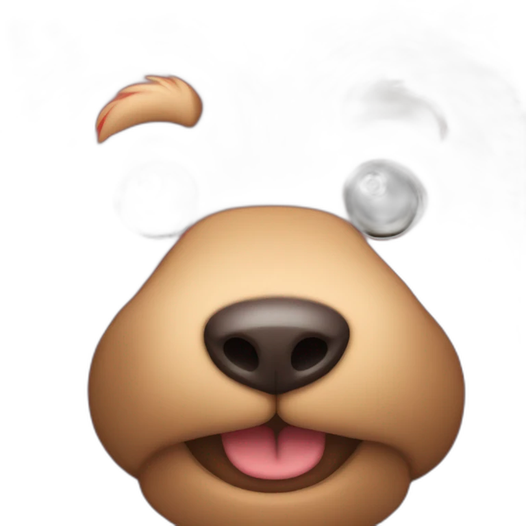 Red Teddy bear emoji