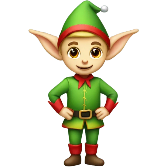 Santa’s little helper emoji