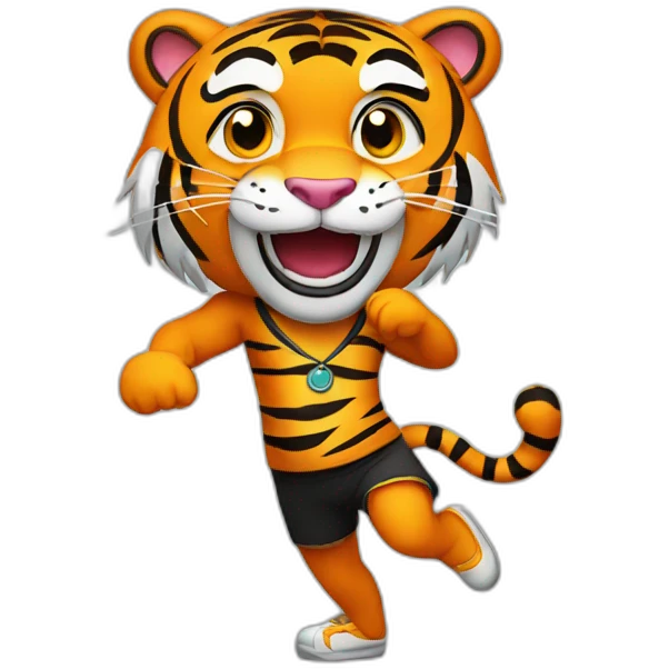 tiger zumba emoji