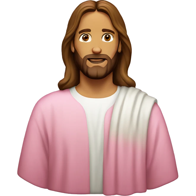 jesus pink emoji