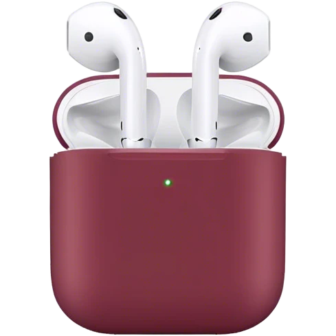 AirPods burgundy color emoji