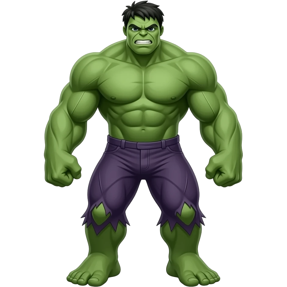 Hulk full body emoji