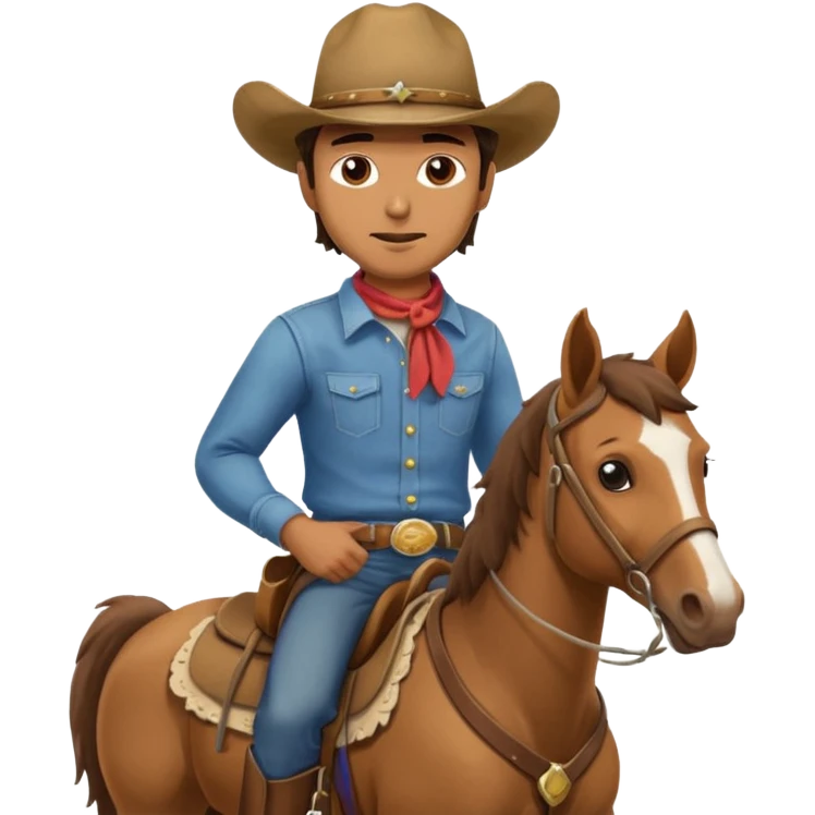 man on horse emoji