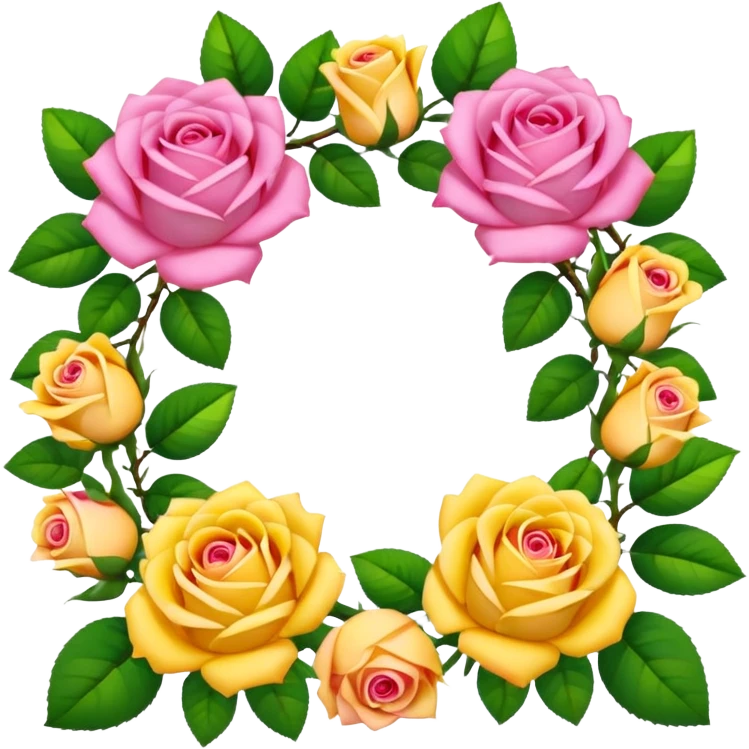 two flower garlands emoji