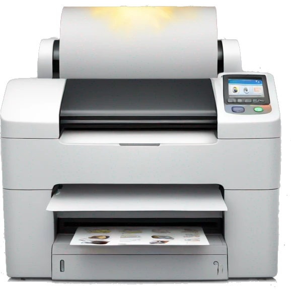 Printer that explodes emoji