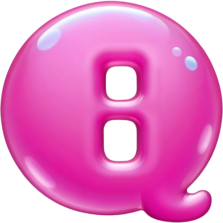 Pink letters, writing out OH HELL NAHH emoji