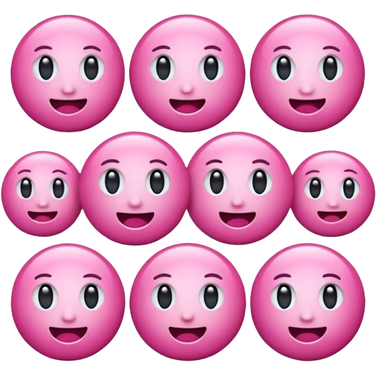 Pink emoji Reaction  emoji