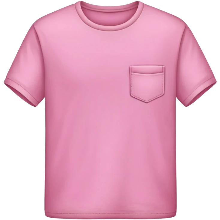 Cute pink shirt emoji