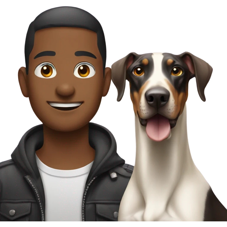swan and doberman emoji