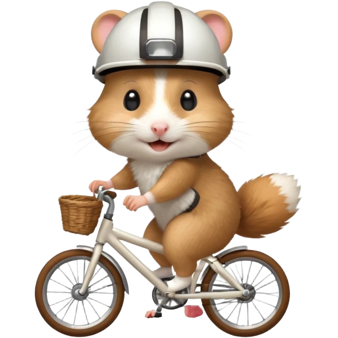 hamster cyclist emoji