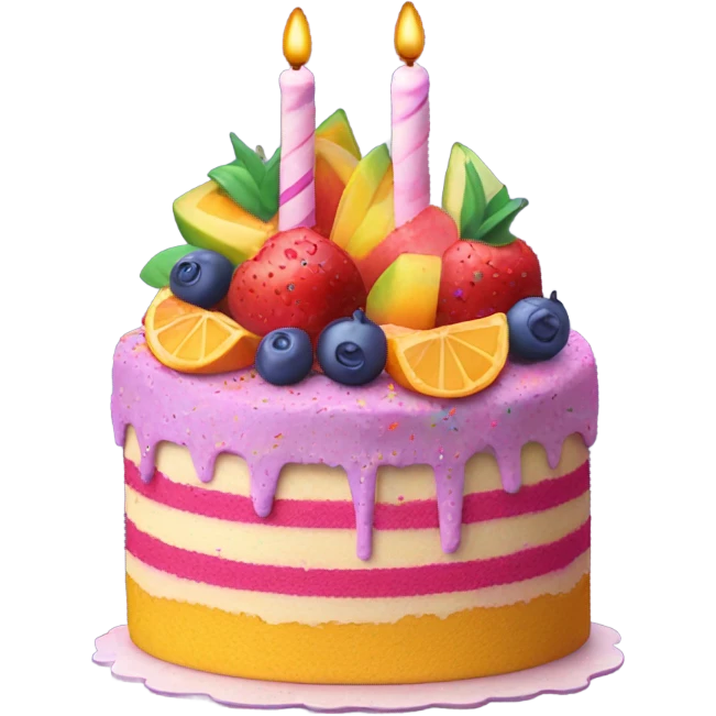 Animated cake emoji