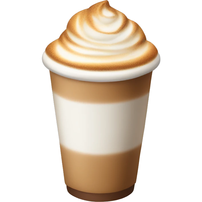 Aesthetic latte emoji