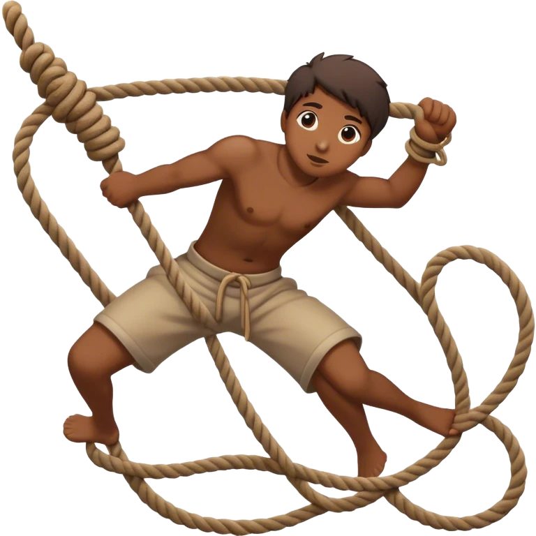 letting go of a rope a lot of people are pulling  emoji
