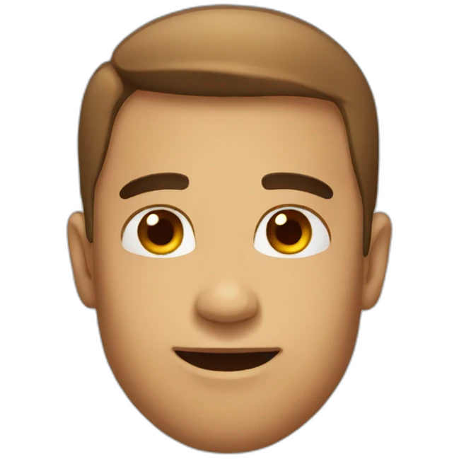 Smooth face emoji emoji