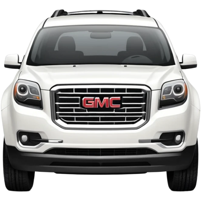GMC Acadia white emoji