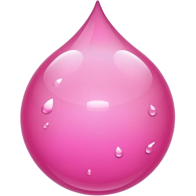 pink drops emoji
