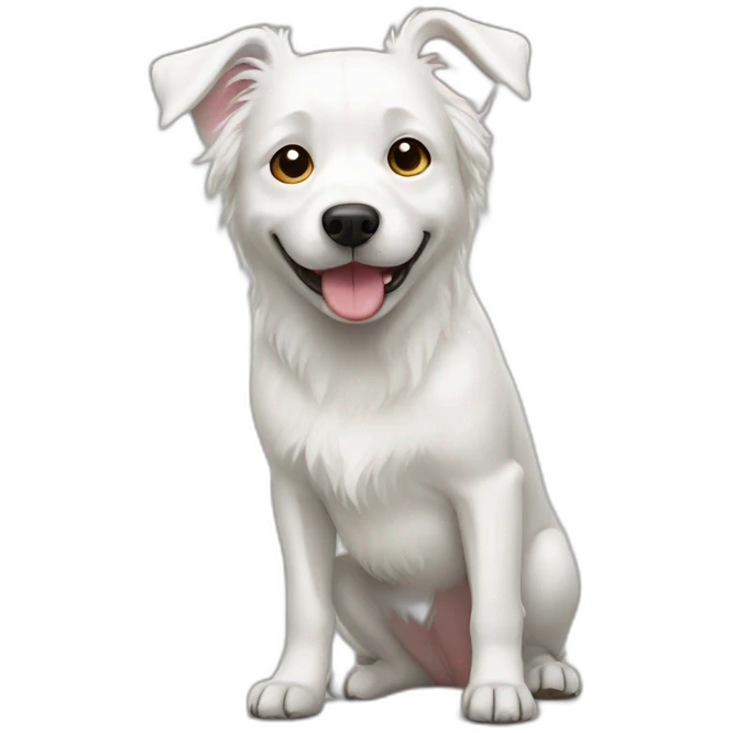 white dog emoji
