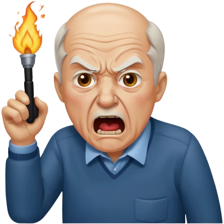 old man yells at keynote emoji