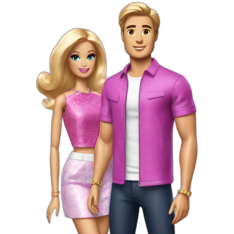 Ken et barbie emoji