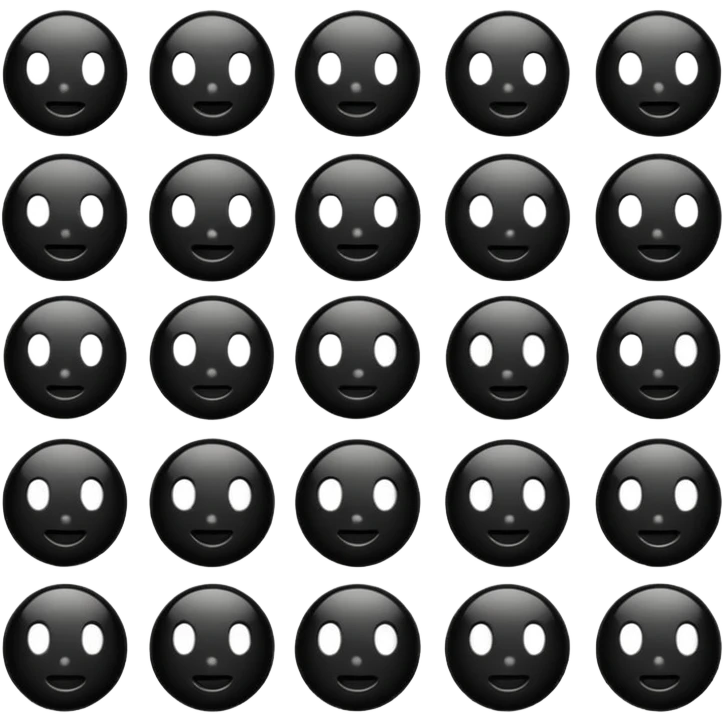 Emoji preto  emoji