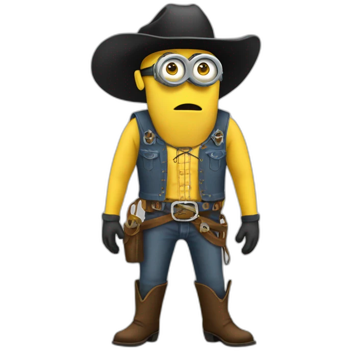 minion full-height cowboy emoji
