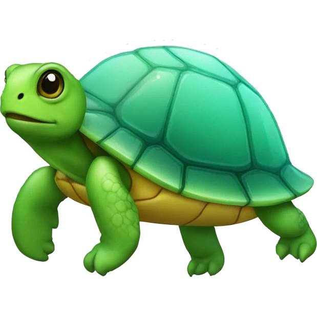 Glass turtle emoji