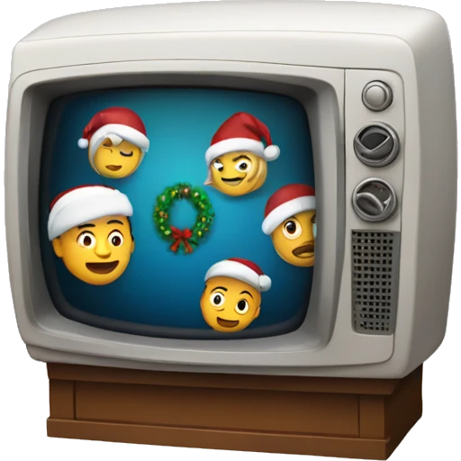 Televisión Navidad  emoji