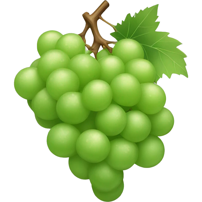 Green grapes emoji