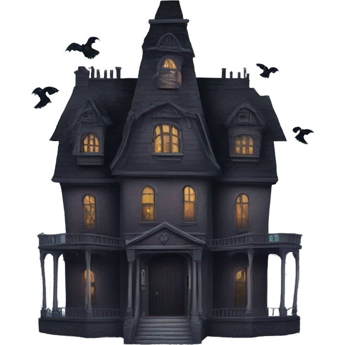Nevermore Academy. Haunted Addams house.  emoji