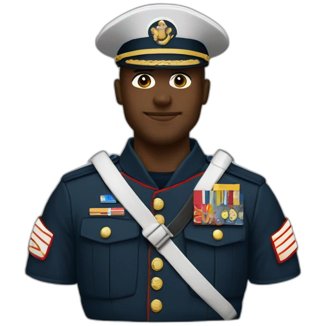 Marine fait un câlin à Éric emoji