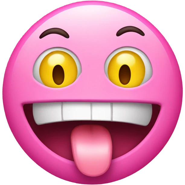 Emoji shaking its tongue  emoji