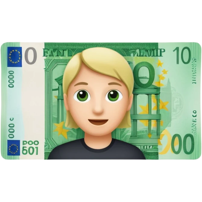 euro bill emoji
